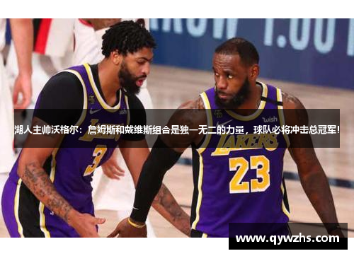 湖人主帅沃格尔：詹姆斯和戴维斯组合是独一无二的力量，球队必将冲击总冠军！